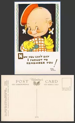 MABEL LUCIE ATTWELL Old Postcard Now U Can't Say I Forgot To Remember You N.5209 • £4.99