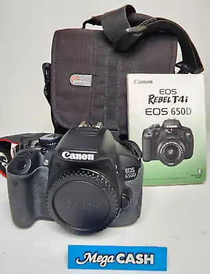 Canon EOS 650D Camera - Black W/ Bag And Charger • $249
