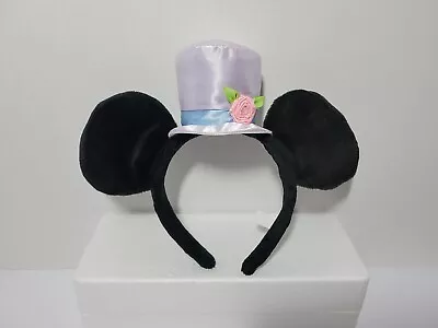 Tokyo Disney Resort Mickey Groom Headband Ears Wedding Top Hat Light Blue EUC • $35