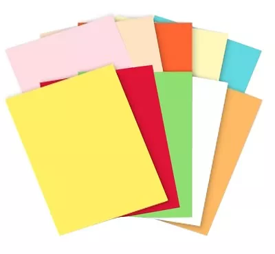 £2.75 • Buy A5 OR A4 Coloured Card 160gsm ~ Plain Craft Sheets Pick Size Colour Amount