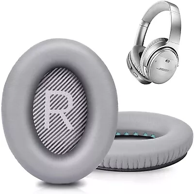 Grey Replacement Ear Cushion Pad Kit Bose QuietComfort 35 QC35 II QC25 QC15 AE2  • £6.45