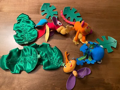 Fisher Price Rainforest Crib Mobile Replacement Parts Frog Monkey Bird Animals • $27