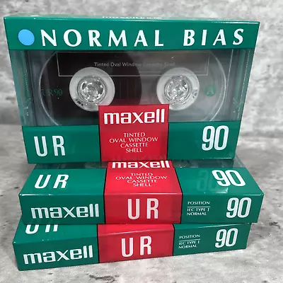 Maxell UR90 Audio Cassette Tapes - 90 Minute Normal Bias • $9.98