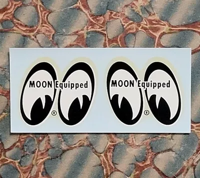 Original Vintage MOON Water Decals Hot Rod Custom Drag Racing NHRA SCTA Mooneyes • $19.99