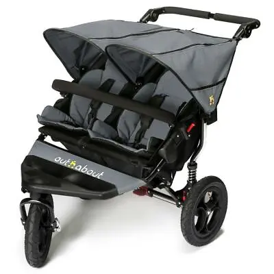 £499 • Buy Out N About DOUBLE Nipper 360 V4 (Steel Grey) All Terrain For Twins, RRP £699.00