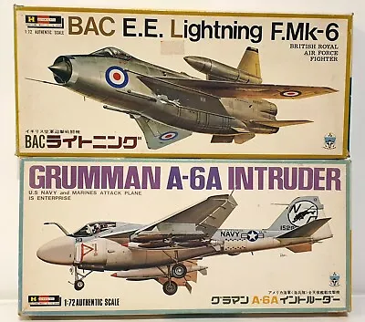 Aviation : Grumman A-6a Intruder Bac E.e Lightning F.mk-6 1/72 Scale Kits • £50