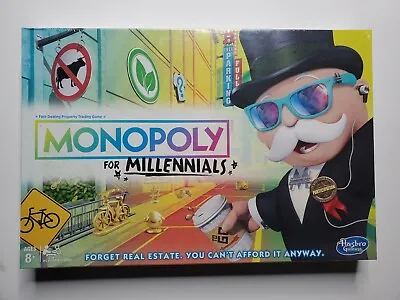 Monopoly For Millennials NEW SEALED Board Game: Limited Edition Hasbro Novelty • $19.98