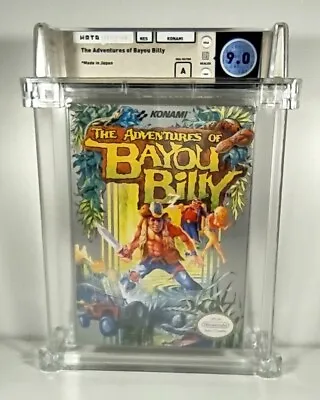 Adventures Of Bayou Billy New Nintendo NES Factory Sealed WATA Grade 9.0 A Mint • $499