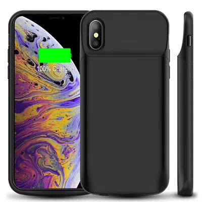 $65.54 • Buy Ultra-Slim 6000mAh Battery Charging Case Power Bank For IPhone Xs/XR/SE 2nd/8/7