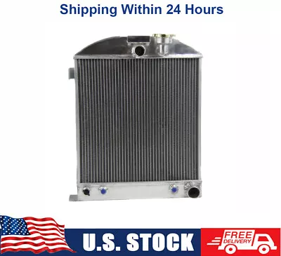 3ROWS Full All Aluminum Radiator Fit 1930-1931 Model-A Ford Chevy-Engine 3.3L L4 • $138.99