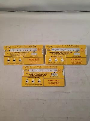 Lot Of 3 Mpg Calculator Shell Gas Hopkins Minnesota • $30