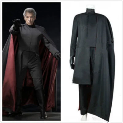 $35 • Buy X-Men 2000 Film Magneto Cosplay Costume Full Set *