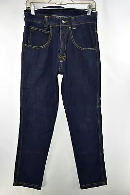 Motocentric Battalion Pant Riding Motorcycle Jeans Size 30x30 Blue Meas 29x31 • $46.55