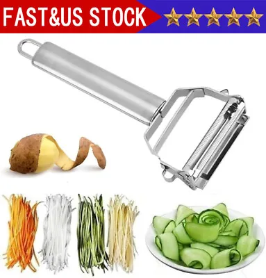 Stainless Steel Potato Peeler Vegetable Grater Fruit Slicer Carrot Cutter Tools • $6.67