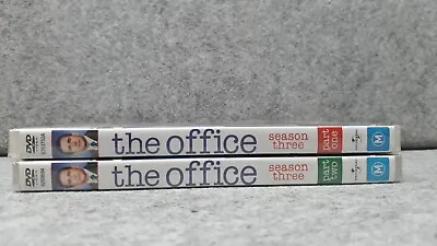 NEW: THE OFFICE Season 3 Part 1 & 2 Bundle DVD Set Region 4 PAL Free Fast Post • $16.20
