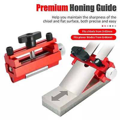Honing Guide Jig Adjustable Honing Sharpening Tool Fixed Angle Wear LodFw • $30.69