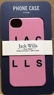 Jack Wills Fermore Case For IPhone 4 In Pink • £10