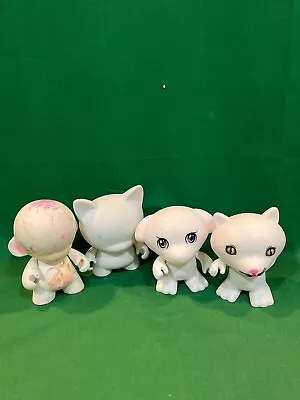4 Pcs. Munny & Other Paint Yourself Action Figures (Need Painted) 4 1/4  BX66 • $9.85