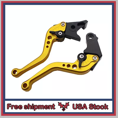 For YAMAHA YZF R6 06-16 YZF R1 04-08 Motorcycle Billet Short Brake Clutch Levers • $24.92