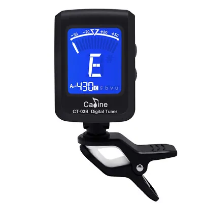 LED Clip-on Electronic Digital Guitar Tuner Chromatic Bass Violin Ukulele Tuner • £8.99