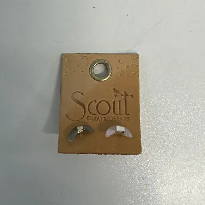 Scout Earrings Rose Quartz/Labradorite (2 Different Earrings: Gold/Silver) NEW • $15.75