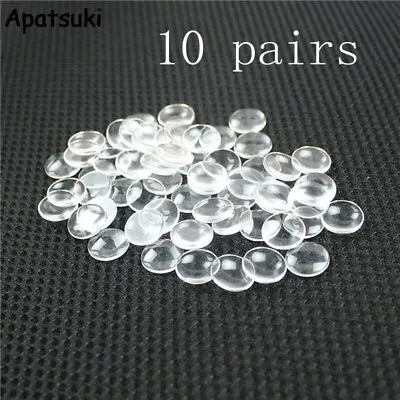 £6.06 • Buy 10pairs Glass Eye Chips For Blythe Doll Transparent Pupils 14mm DIY Patch Eyes