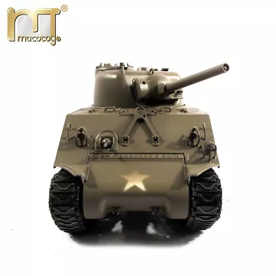 Mato 1/16 100% Metal M4A3(75)W Sherman Tank (IR Recoil Army Green RTR) • $749