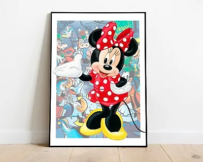 Minnie Mouse - Kids Wall Digital Vector Art Poster Decor • $9.65