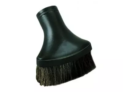 Fit All 1.25  Vacuum Cleaner Deluxe Oval Horse Hair Dust Brush Black 1 1/4 Vac • $12.55