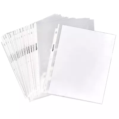 Clear Sheet Protectors For 3 Ring Binder 8.5 X 11 InchPolypropylene 100-Pack • $17.30