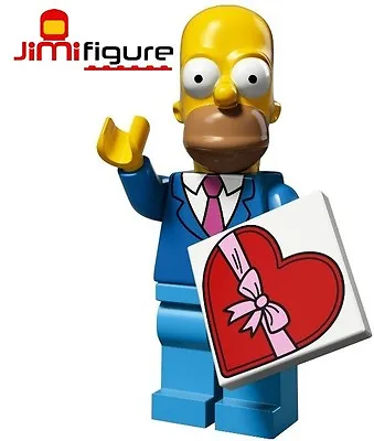 NEW LEGO Minifigures Date Night Homer Simpsons Series 2 71009 Sunday Best Figure • $8.95