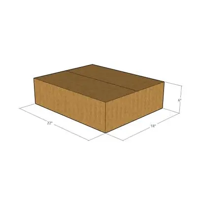 22x18x6 New Corrugated Boxes For Moving Or Shipping Needs - 32 ECT • $30.80