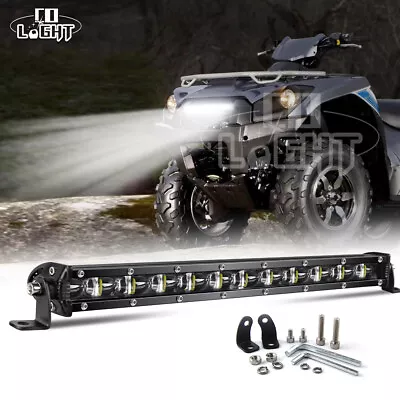 14inch LED Work Light Bar Spot Flood Offroad Driving Lamp For Yamaha ATV UTV 4WD • $36.32