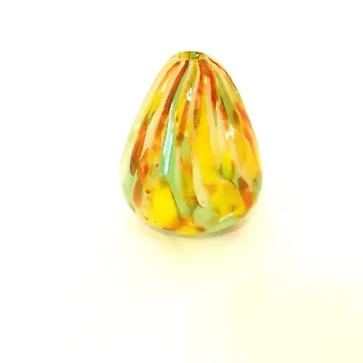 Pearlessence Hand Blown Confetti Art Glass Bud Vase Reed Diffuser 3.25  • $10.45