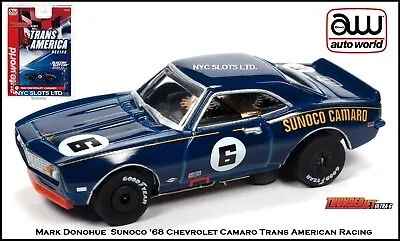 Auto World Trans AM Mark Donohue '68 Sunoco Camaro Also Fits AW AFX SC362 • $29.95