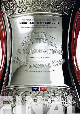 £££££2011-MANCHESTER CITY V  STOKE CITY-FA CUP FINAL • £7.99