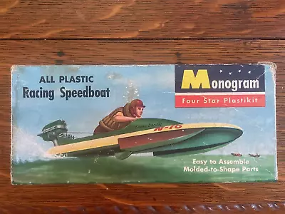 Vintage Monogram Dipsy Doodle N-16 Racing Speedboat P3-98 Toy Boat Model • $150