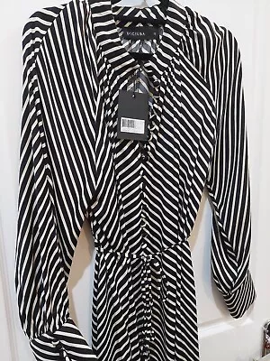 Decjuba Abigail Maxi Shirt Dress Womens Size 12 New With Tags • $39