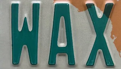 “wax” Florida License Plate Sale Aids Tunneltotowers Org   Unique Vintage Plate! • $17.99