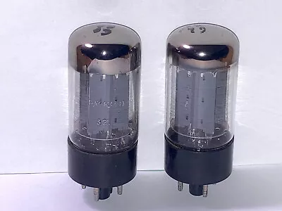 Mullard Blackburn 5AR4 GZ34 Xf32 Rectifier Tubes Matched Pair NOS Testing • $340