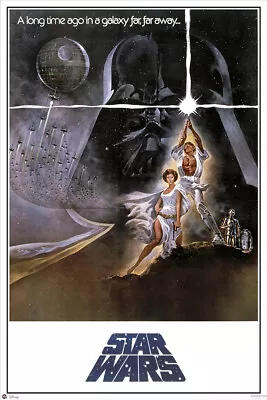 Star Wars: Episode IV - A New Hope - Movie Poster (Style A) (Size: 24  X 36 ) • $12.99