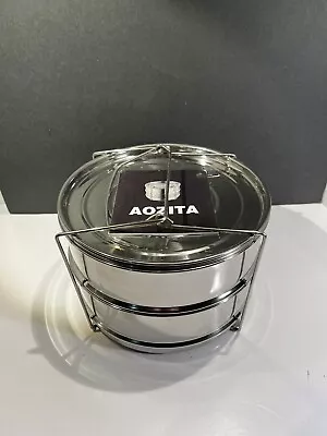 Aozita M2TS Stackable Steamer Insert Pans With Sling For Instant Pot Accessories • $37.99