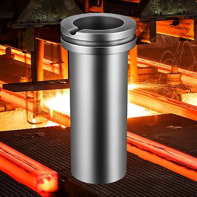 £15.60 • Buy VEVOR Graphite Crucible 3KG High Purity For Gold Melting Furnace Foundry 2 Edges