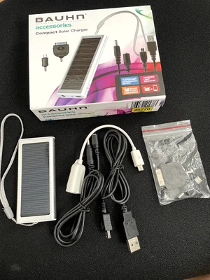 $9 • Buy Solar Power Bank 1200mAh Portable Charger