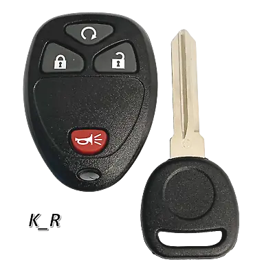 Replacement Keyless Entry Remote + Chip Key 4 Button OUC60221 15913421 • $14.95