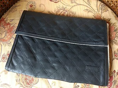 Jewelry Travel Organizer - Miche Black Quilted Large 12  X 9  Fold-out Case.  • $42.99