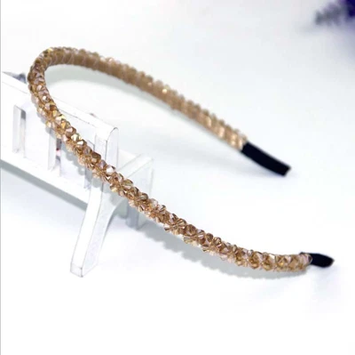 Fashion Women Jewel Gems Headband Pearl Crystal Girl Ladies Headwear Accessories • £3.29