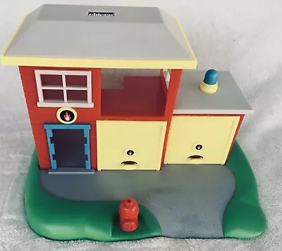 VTG Chicco Fire Station Play Village Play House Hall Building Garage 2 Story • $24.48