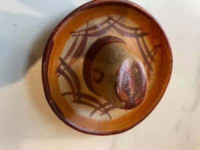 VTG Terracotta Sombrero Hat Ash Tray Trinket Dish Mexican  Mexico Pottery Gift • $9.99