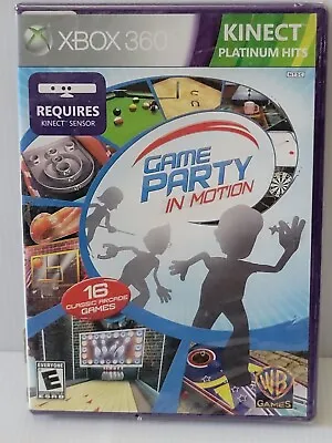 $8.21 • Buy Game Party In Motion XBox 360 Kinect Platinum Hits Sealed New